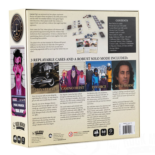 Lawyer Up Board Game: Season 2 - Board Game Thẻ Bài Chiến Thuật Đối Kháng - Tabletop Tycoon