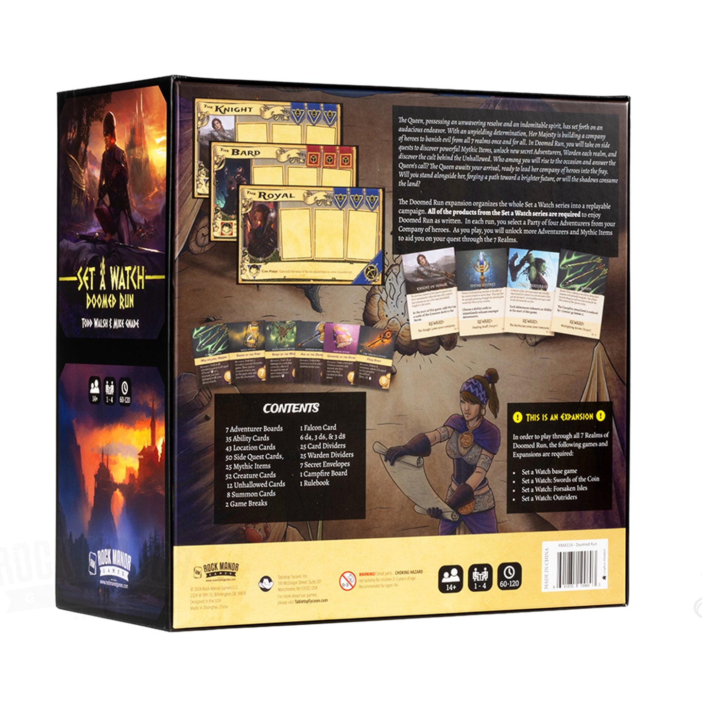 Set A Watch Doomed Run - Board Game Chiến Thuật Chiến Dịch - Tabletop Tycoon