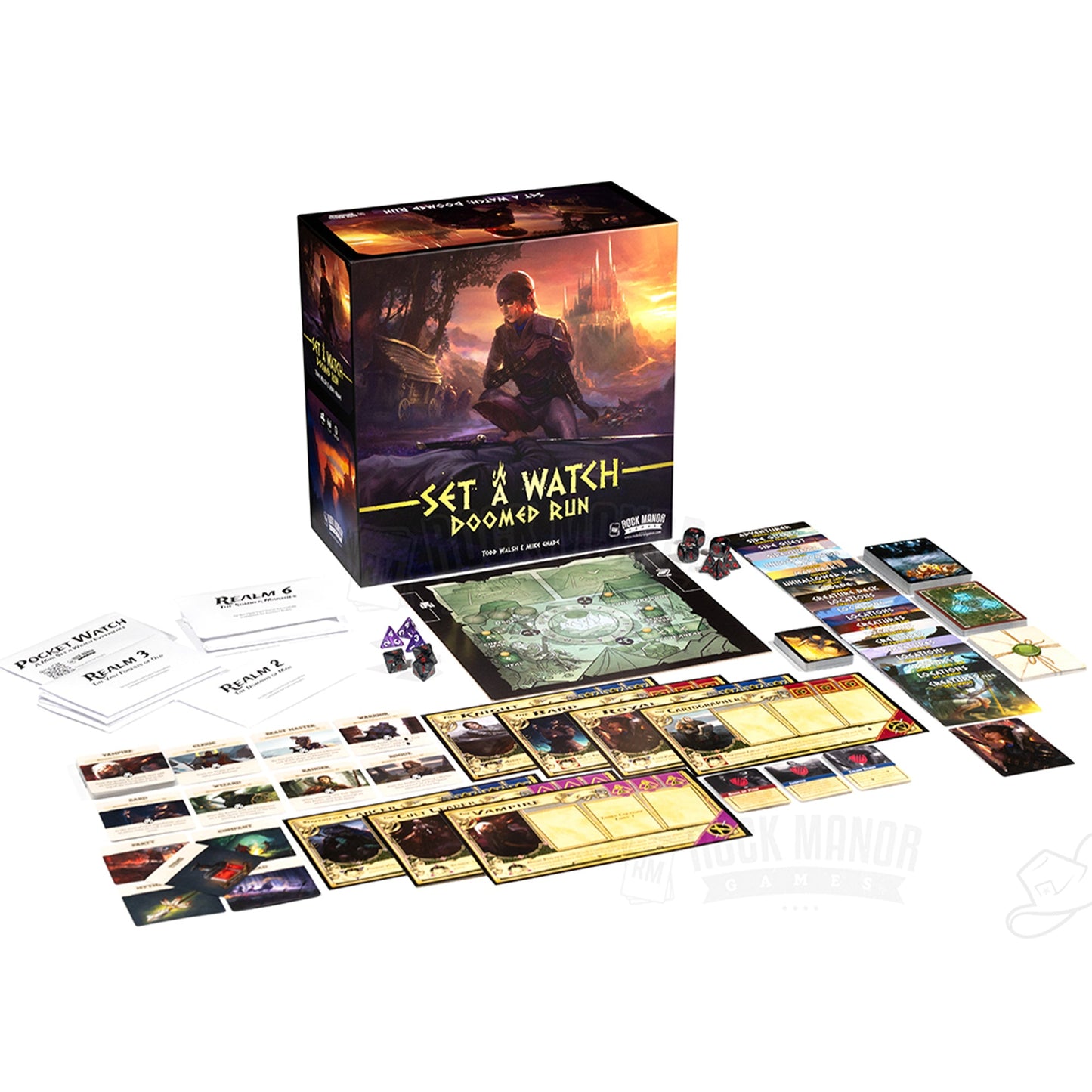 Set A Watch Doomed Run - Board Game Chiến Thuật Chiến Dịch - Tabletop Tycoon