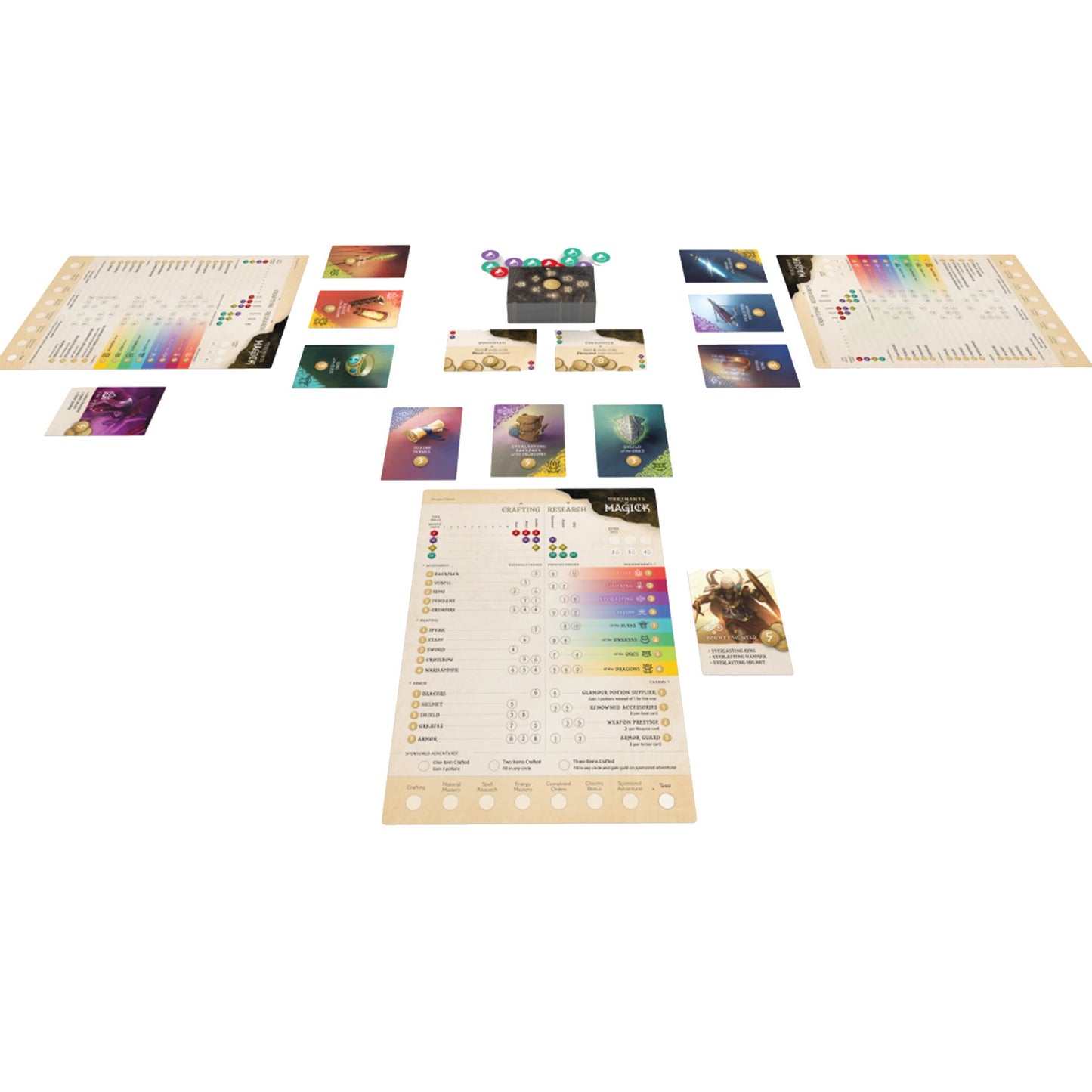 Merchants of Magick: A Set a Watch Tale - Board Game Chiến Thuật Roll-and-Write - Tabletop Tycoon - Hình ảnh sản phẩm