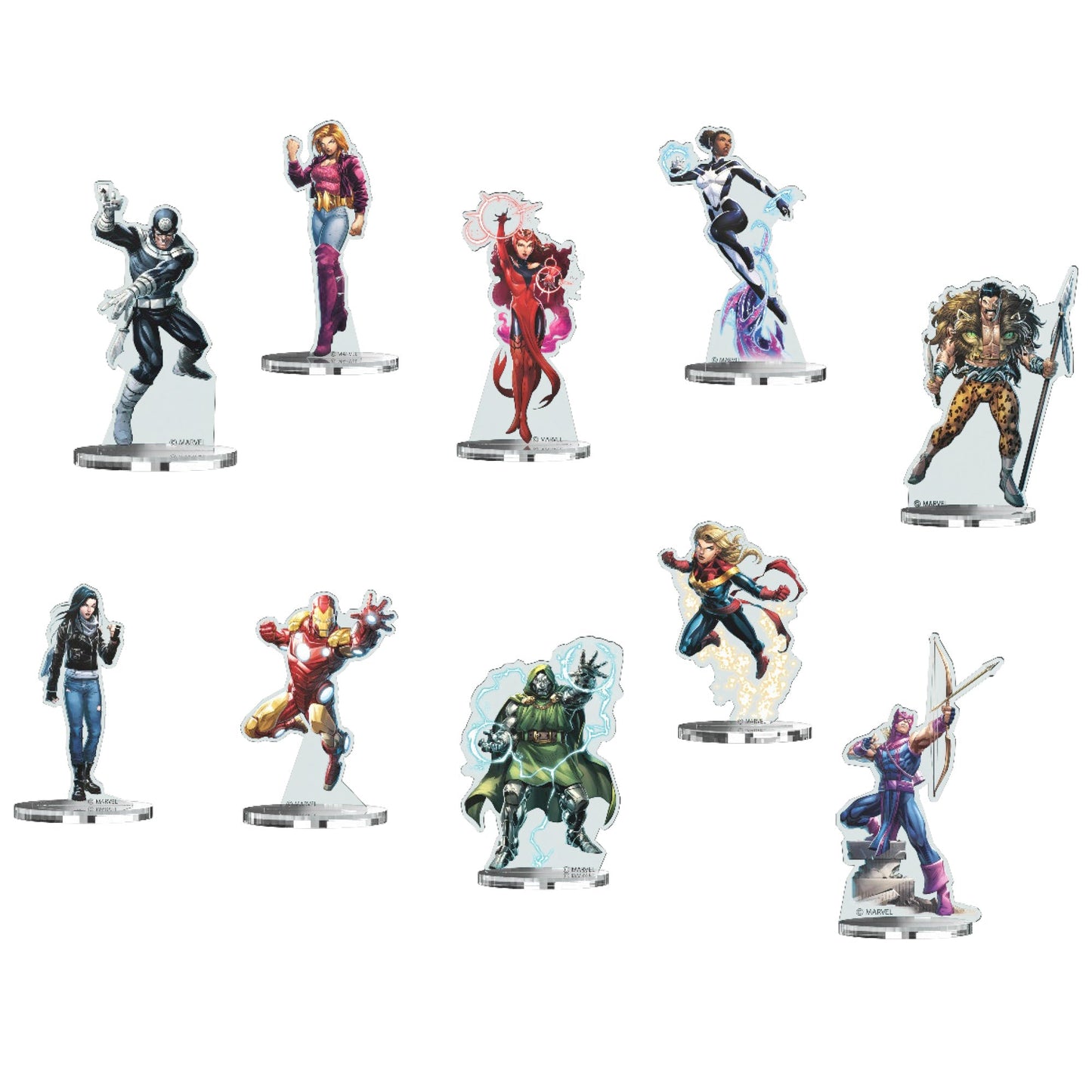 Marvel Multiverse RPG: 2D Mini Pack 1 - Bộ Mô Hình Acrylic Standee Nhập Vai - CMON - Hình ảnh chi tiết 2