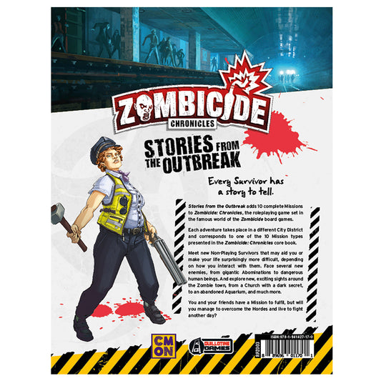 Zombicide Chronicles The Roleplaying Game Mission Compendium - Sách Nhiệm Vụ Game Nhập Vai - CMON