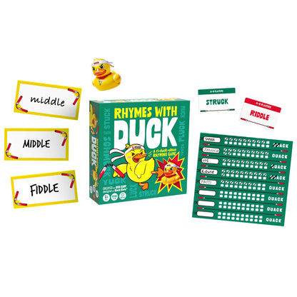 Rhymes with Duck Board Game - Board Game Tiệc Tùng Gieo Vần - Gray Matters Games