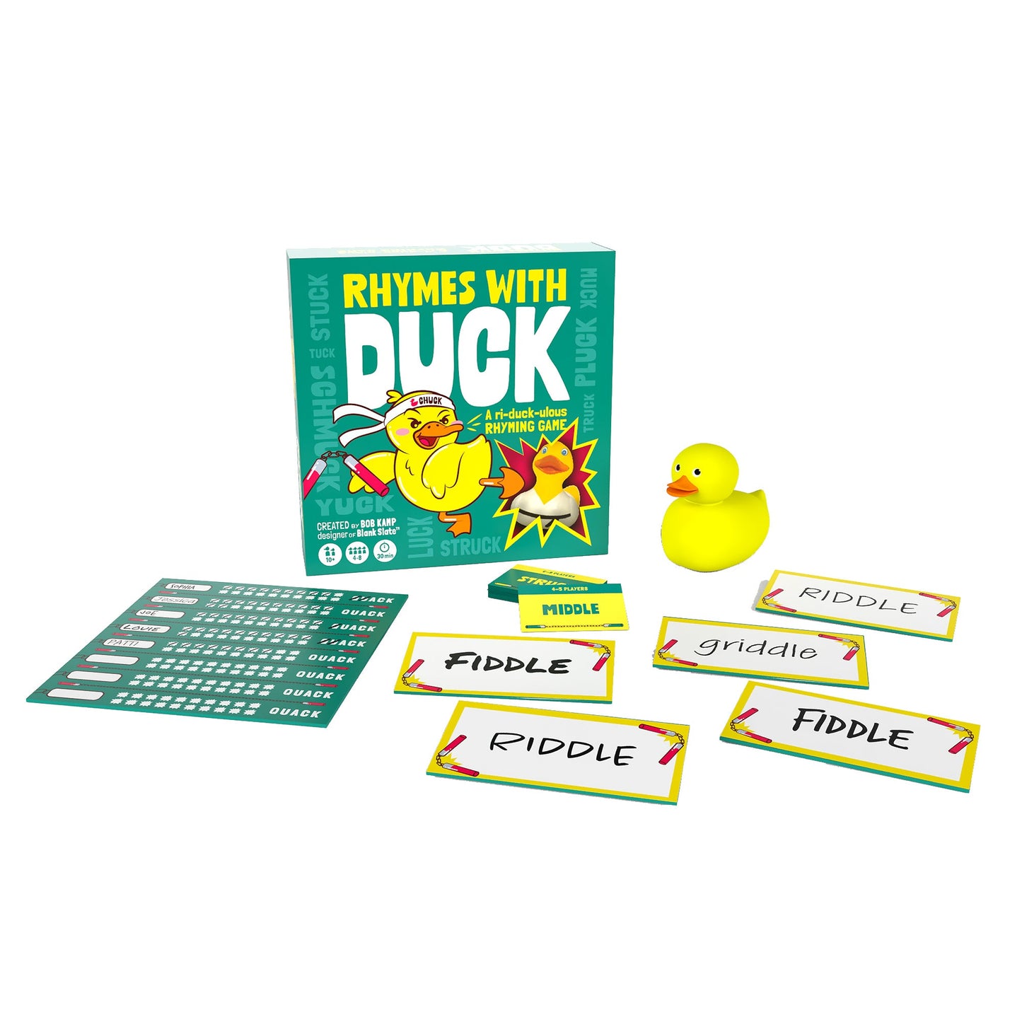 Rhymes with Duck Board Game - Board Game Tiệc Tùng Gieo Vần - Gray Matters Games