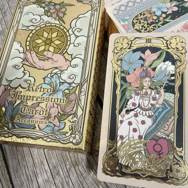 Bộ Bài Retro Impression Tarot - Tiên Tri Từ Vẻ Đẹp Hoài Cổ