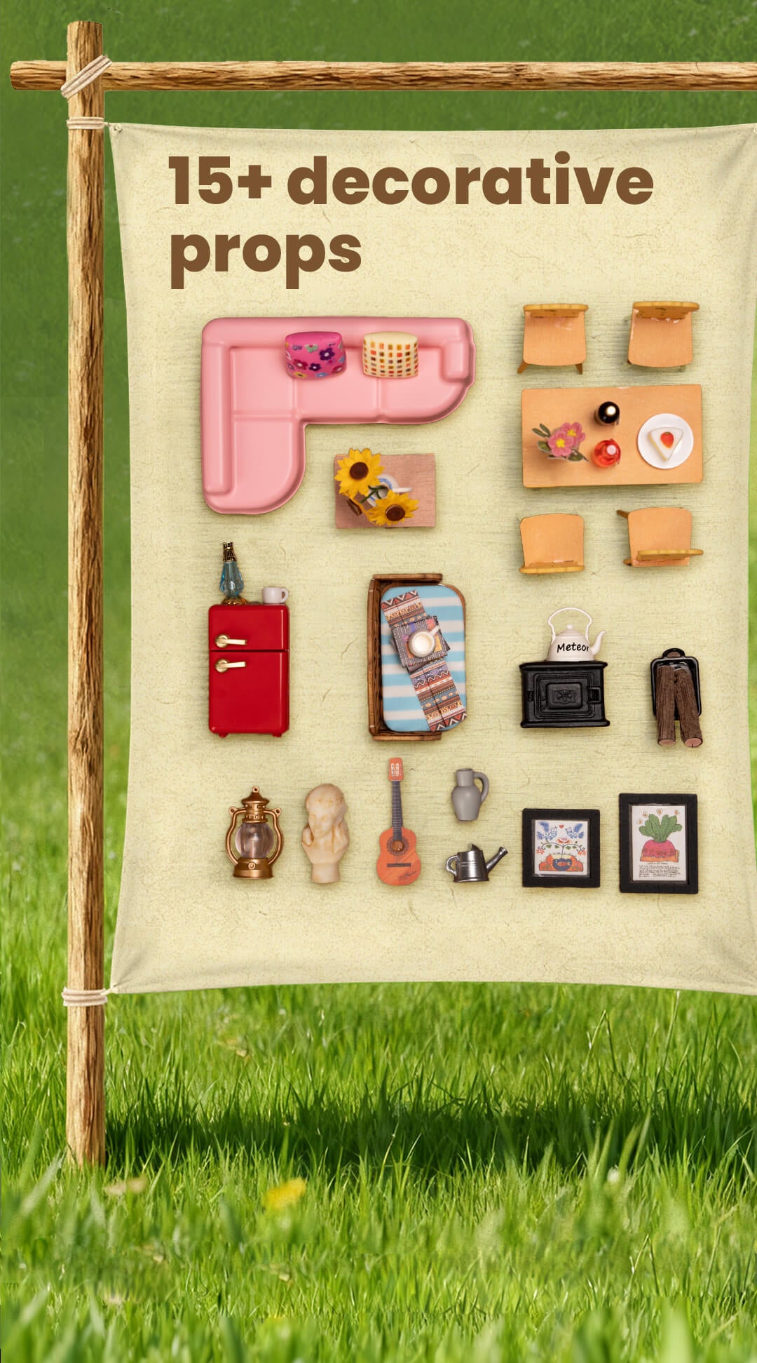 Rolife A-Frame Cabin DIY Miniature House DG181 - Nhà mô hình gỗ lắp ráp DIY - Rolife