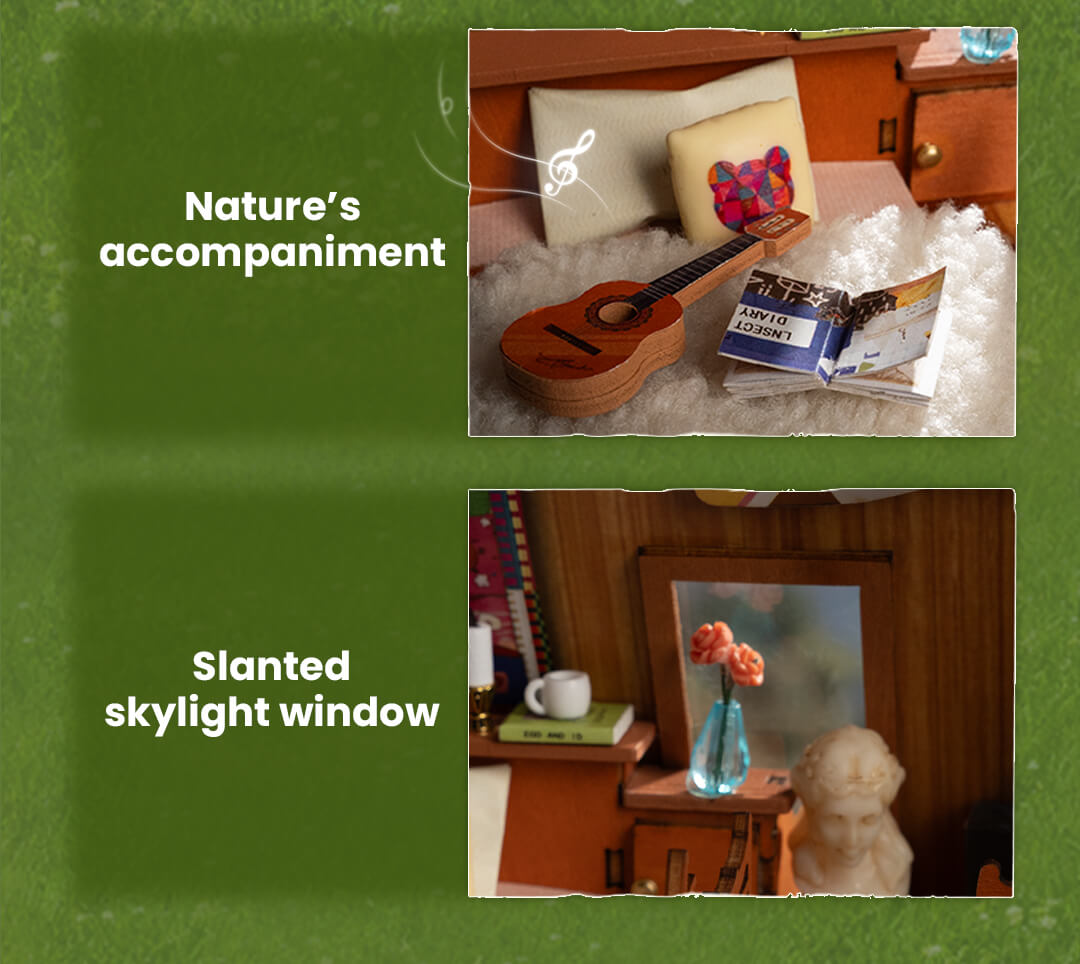 Rolife A-Frame Cabin DIY Miniature House DG181 - Nhà mô hình gỗ lắp ráp DIY - Rolife