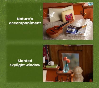 Rolife A-Frame Cabin DIY Miniature House DG181 - Nhà mô hình gỗ lắp ráp DIY - Rolife