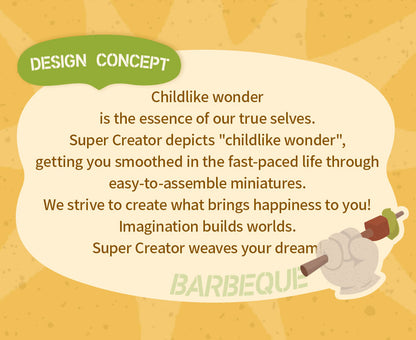 Rolife Night Out Food Stall DIY Miniature House DW022 - Mô hình nhà búp bê mini lắp ráp - Rolife