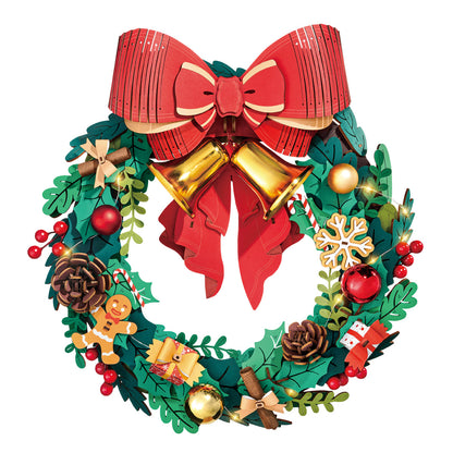 Rolife 3D Wooden Puzzle - Christmas Wreath TGL04 - Mô hình lắp ráp gỗ 3D trang trí Noel - Rolife