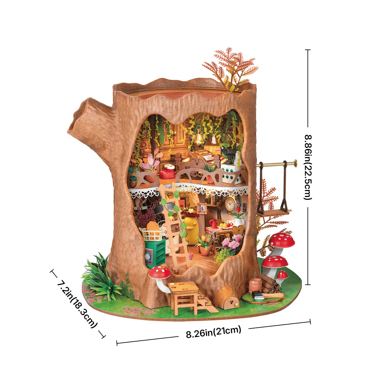 Rolife DIY Miniature House - Fairytale Tree House DG179 - Mô hình nhà gỗ lắp ráp DIY - Rolife