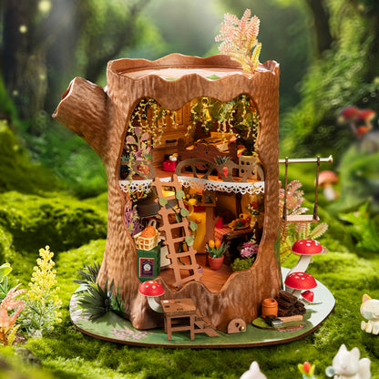 Rolife DIY Miniature House - Fairytale Tree House DG179 - Mô hình nhà gỗ lắp ráp DIY - Rolife