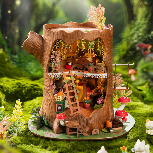 Rolife DIY Miniature House - Fairytale Tree House DG179 - Mô hình nhà gỗ lắp ráp DIY - Rolife