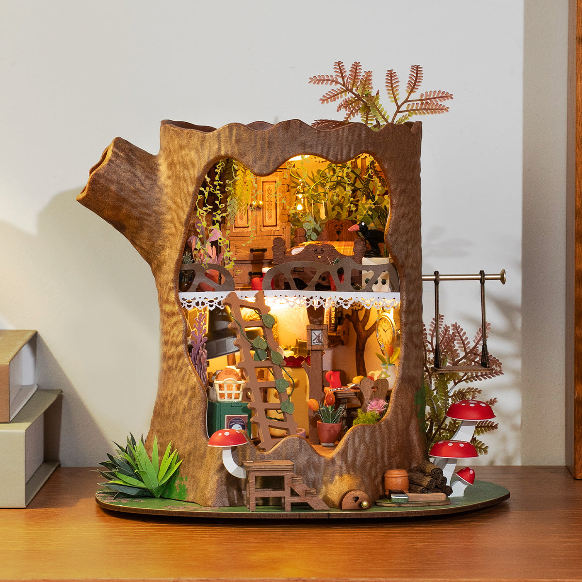 Rolife DIY Miniature House - Fairytale Tree House DG179 - Mô hình nhà gỗ lắp ráp DIY - Rolife