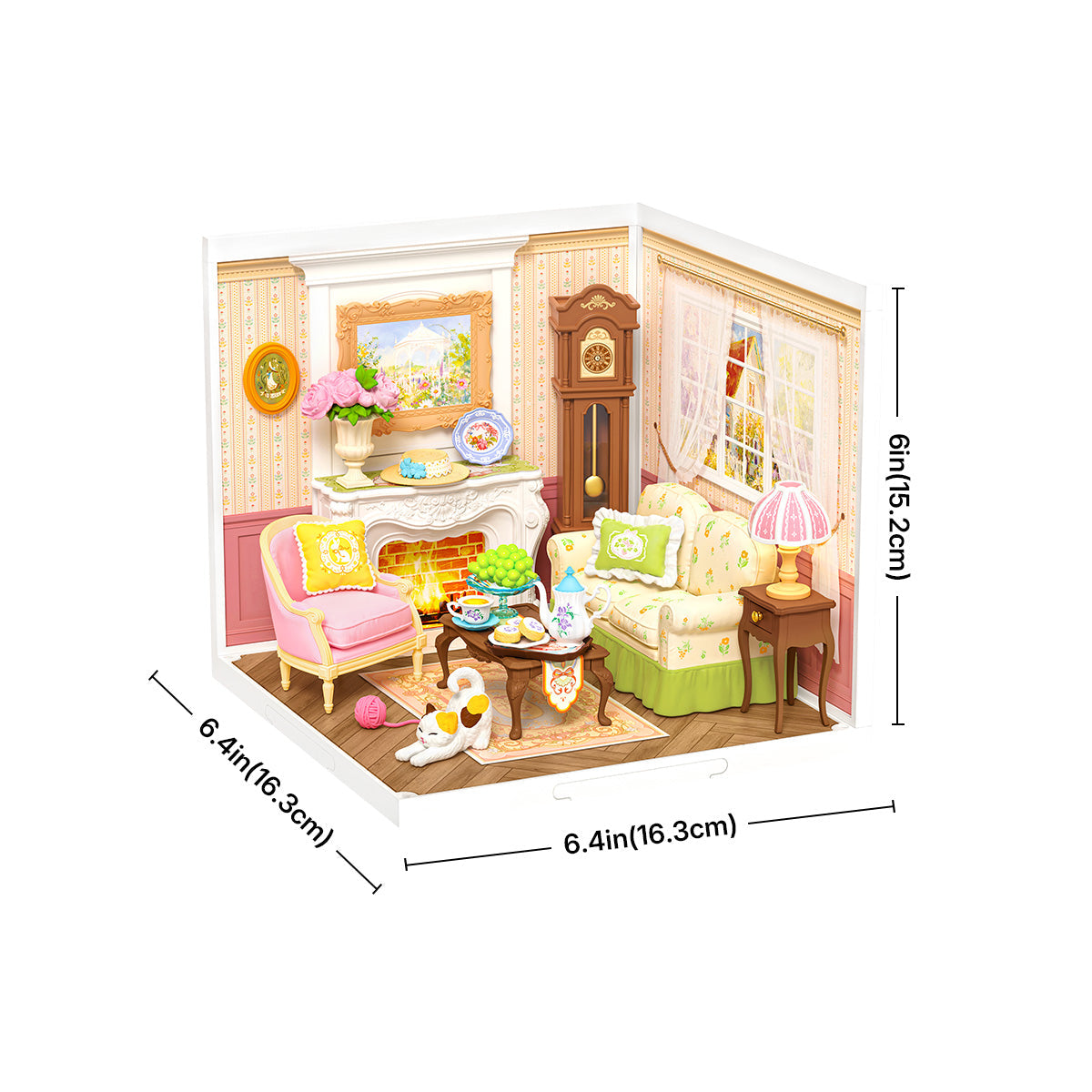 Rolife Holiday Tea Time DIY Miniature House DW023 - Nhà Mô Hình Mini DIY Tự Lắp Ráp - Rolife