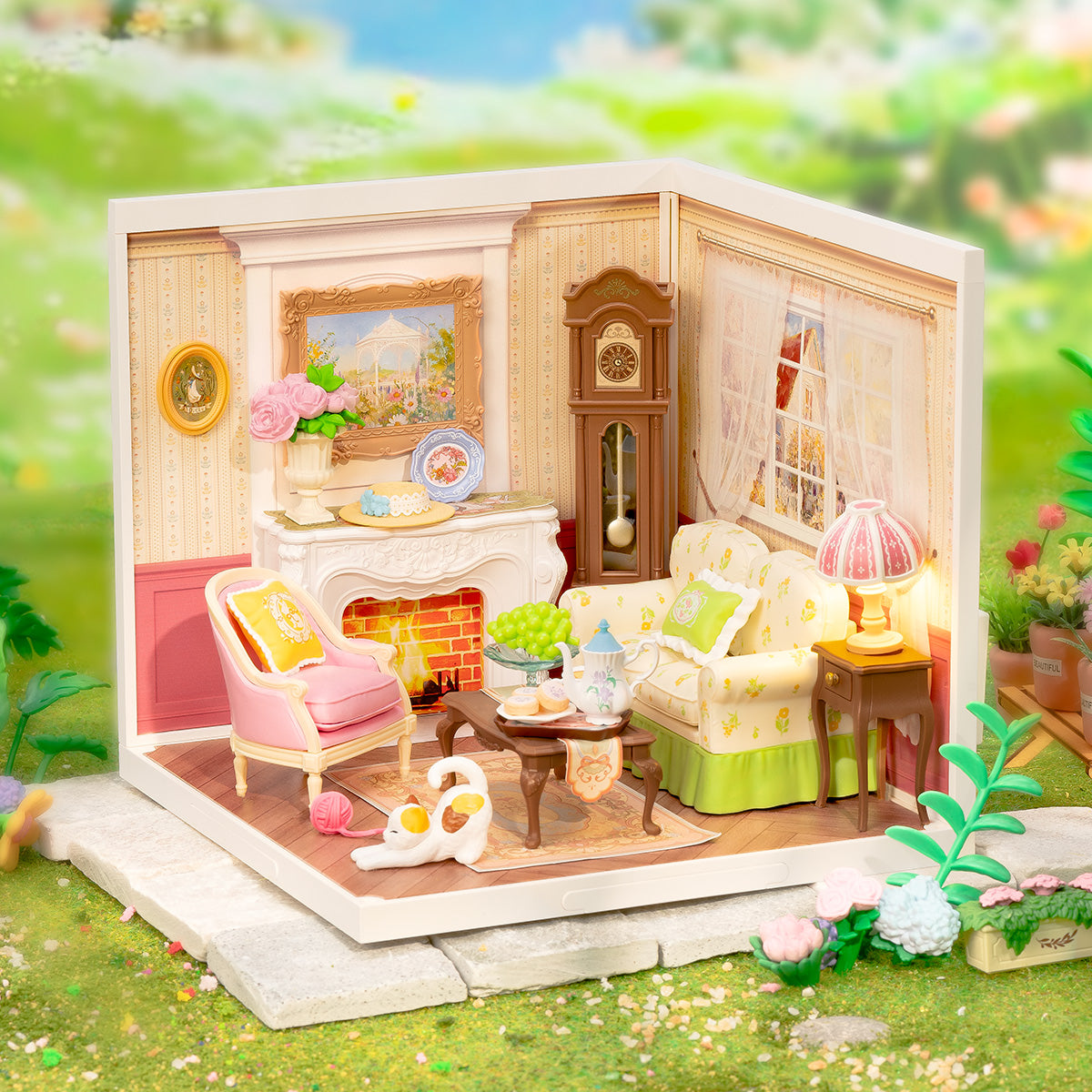 Rolife Holiday Tea Time DIY Miniature House DW023 - Nhà Mô Hình Mini DIY Tự Lắp Ráp - Rolife