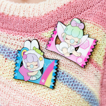 Rolife Nanci Sweet Time Badge Blind Box - Huy hiệu Blind Box trang trí - Rolife