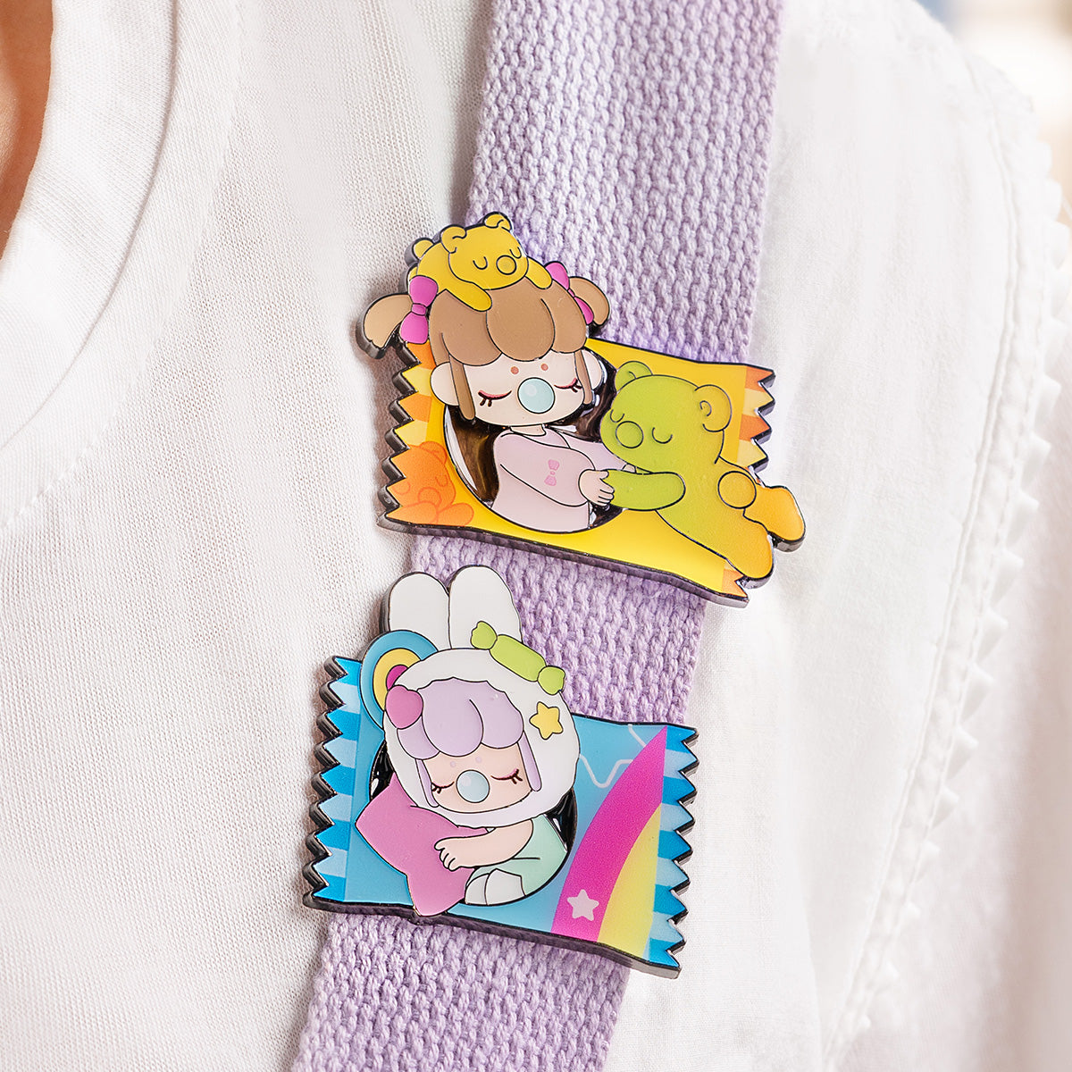 Rolife Nanci Sweet Time Badge Blind Box - Huy hiệu Blind Box trang trí - Rolife