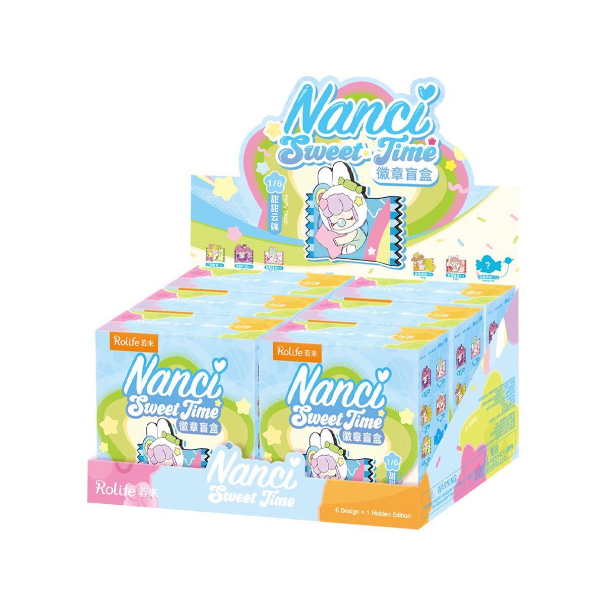 Rolife Nanci Sweet Time Badge Blind Box - Huy hiệu Blind Box trang trí - Rolife