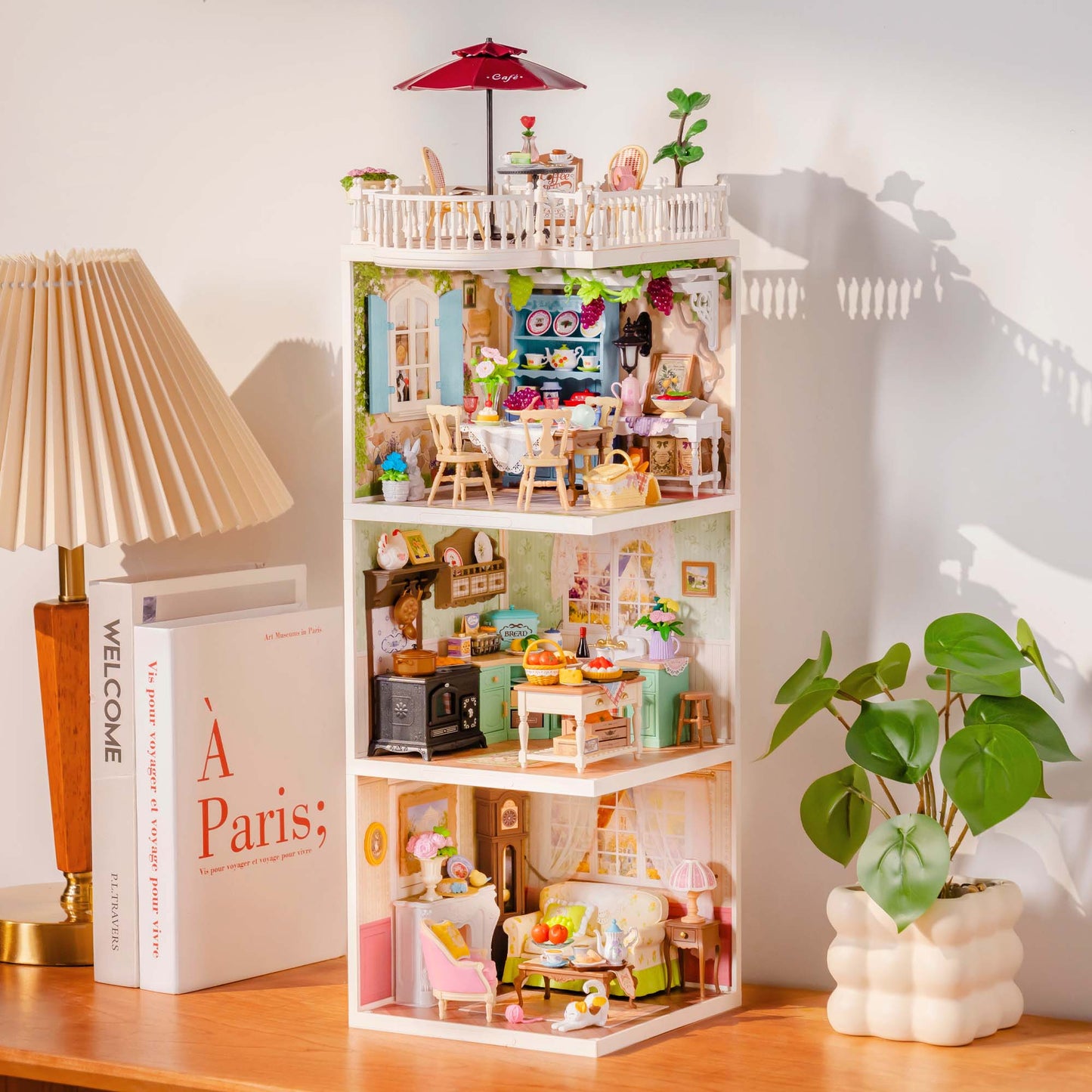 Rolife Super Creator Series - 3 in 1 I Shape - Mô hình nhà búp bê DIY - Rolife