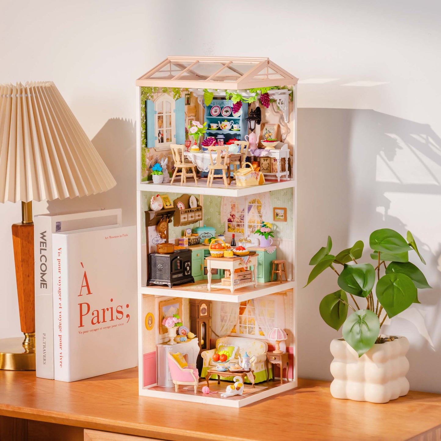 Rolife Super Creator Series - 3 in 1 I Shape - Mô hình nhà búp bê DIY - Rolife