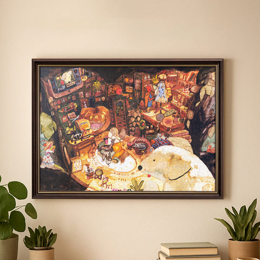 Rowood 1000 Piece Jigsaw Puzzle - Tree House Tale PT010 - Đồ chơi xếp hình 1000 mảnh - Rolife