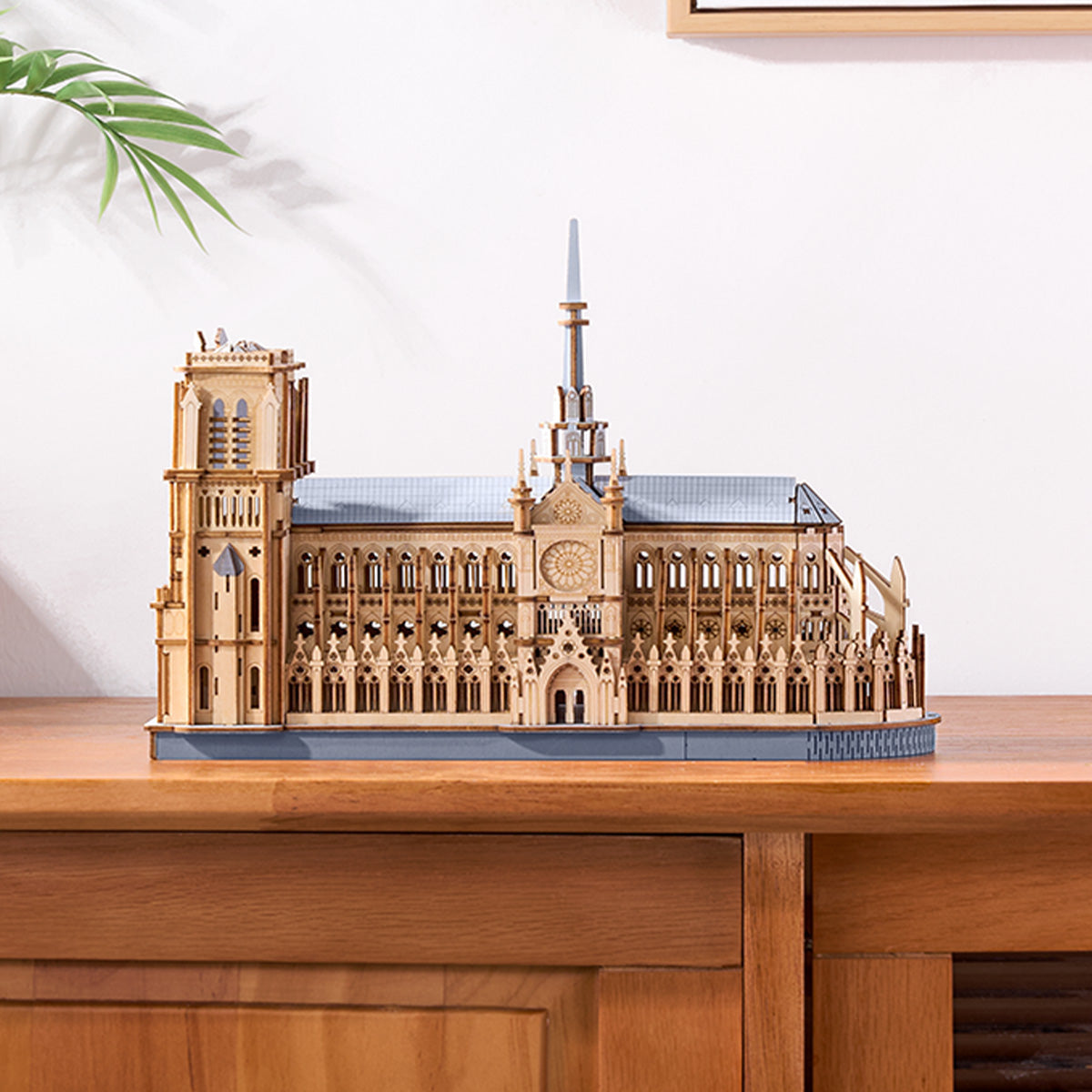 Rowood 3D Wooden Puzzle - Paris Cathedral TG511 - Mô hình gỗ lắp ráp 3D - Rolife