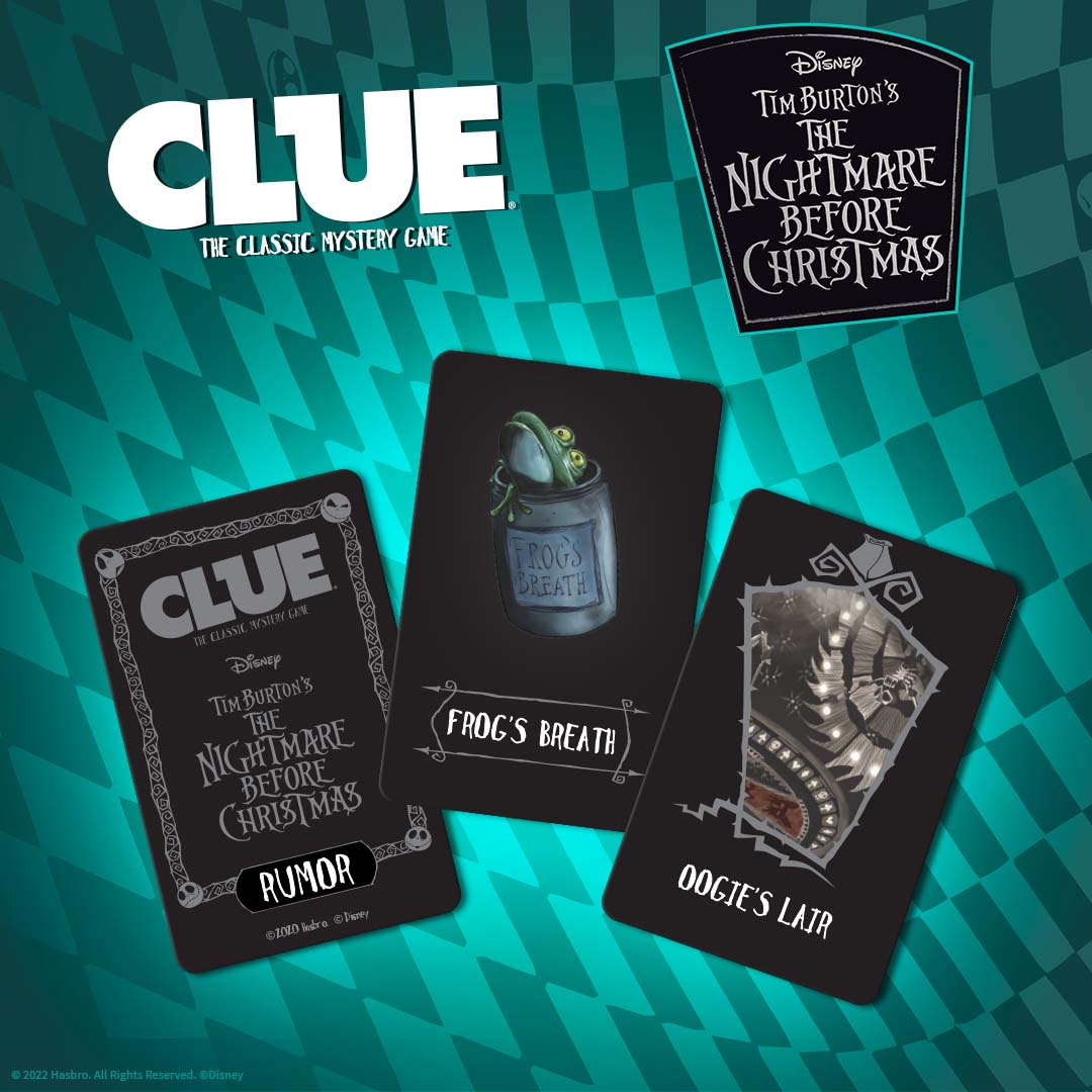 CLUE®: Disney Tim Burton's The Nightmare Before Christmas - Trò chơi board game giải đố - The Op Games