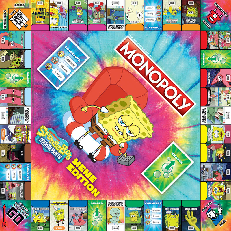 MONOPOLY®: SpongeBob SquarePants Meme Edition - Cờ Tỷ Phú Meme - The Op Games