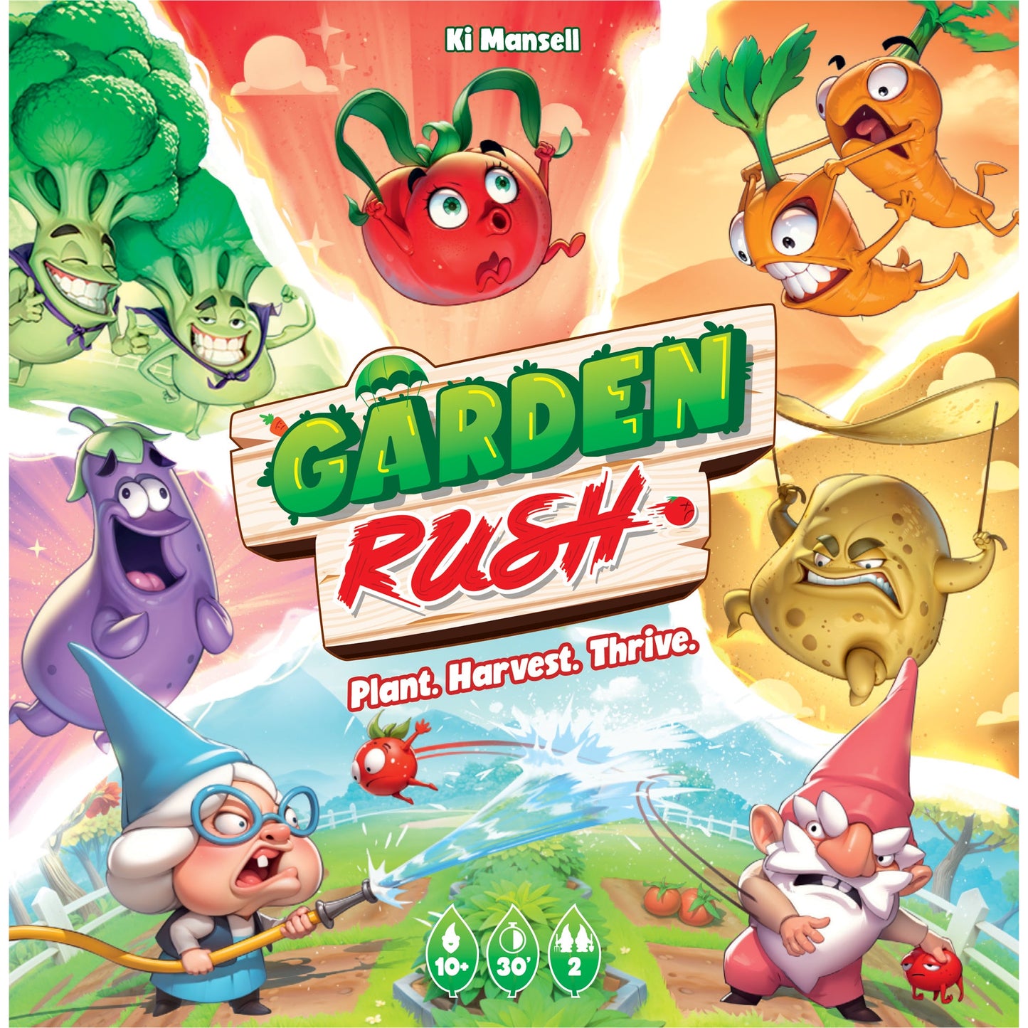 Garden Rush Board Game - Trò chơi chiến thuật 2 người - Space Cowboys