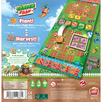 Garden Rush Board Game - Trò chơi chiến thuật 2 người - Space Cowboys