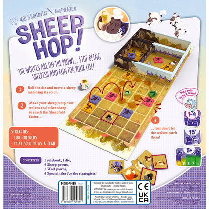 Sheep Hop Board Game - Multilingual Edition - Trò Chơi Trí Tuệ Cho Trẻ Em - Space Cow