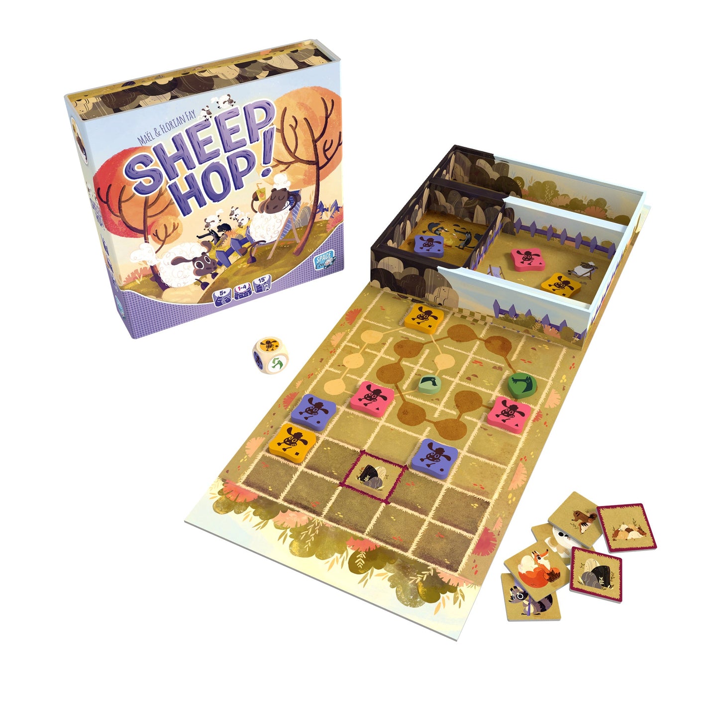 Sheep Hop Board Game - Multilingual Edition - Trò Chơi Trí Tuệ Cho Trẻ Em - Space Cow