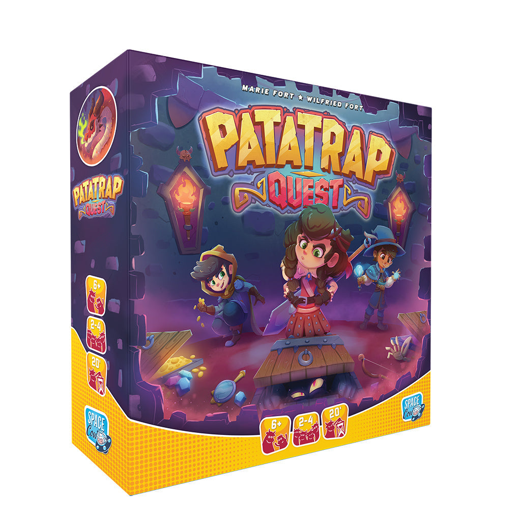 Patatrap Quest Board Game - Trò Chơi Nhập Vai Thám Hiểm Cho Trẻ Em - Space Cow