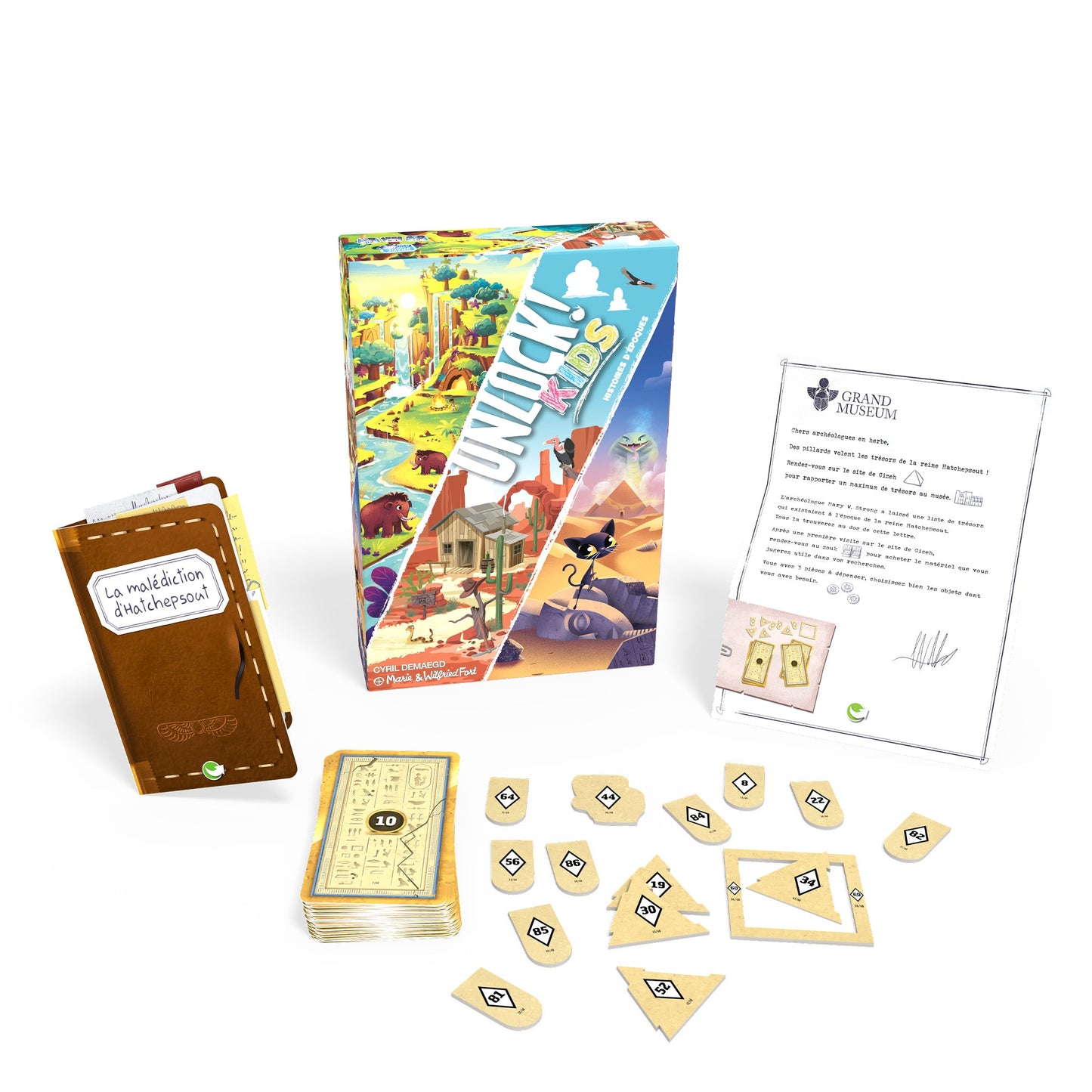 Unlock! Kids Stories from the Past - Board Game Giải Đố Escape Room - Space Cow