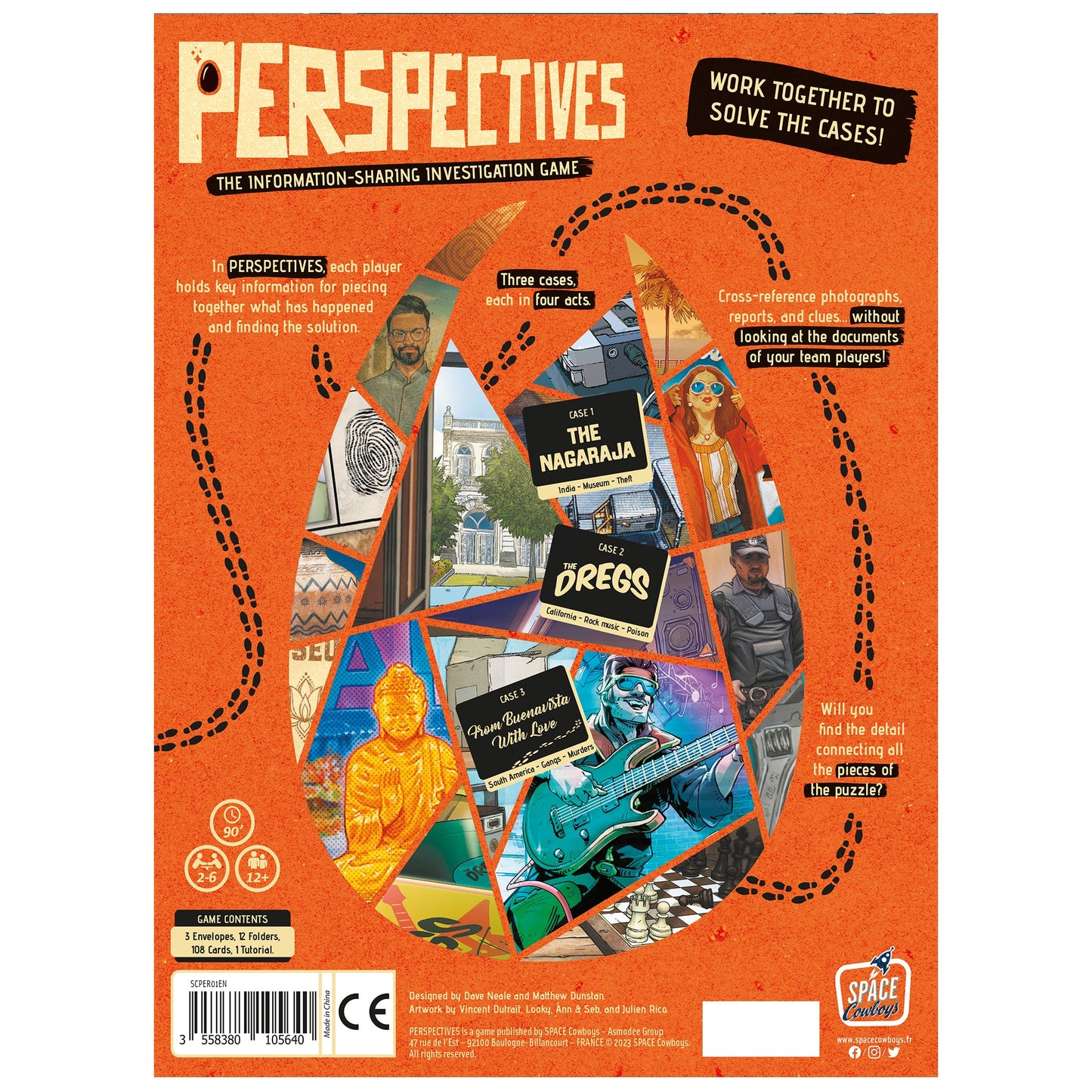 Perspectives - Orange Box: Board Game Điều Tra Hợp Tác - Space Cowboys