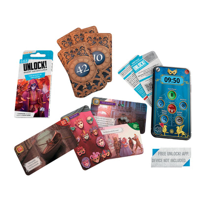 UNLOCK! Short Adventures 3: The Flight of the Angel Mystery Game - Board Game Thẻ Bài Giải Đố - Space Cowboys