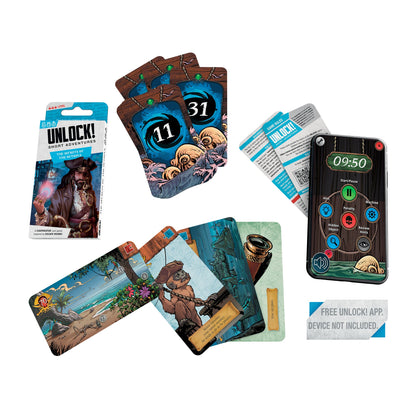 UNLOCK! Short Adventures 6: The Secrets of the Octopus - Board Game Thẻ Bài Giải Đố - Space Cowboys