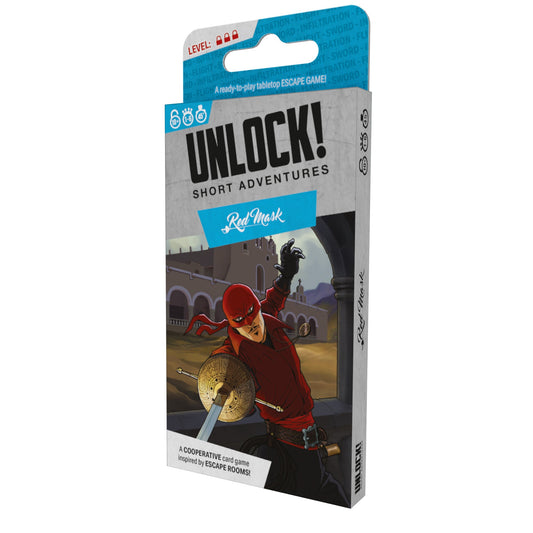 UNLOCK! Short Adventures 7: Red Mask - Trò Chơi Escape Room Thẻ Bài - Space Cowboys