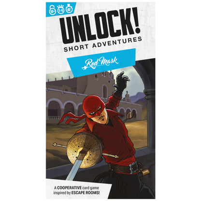 UNLOCK! Short Adventures 7: Red Mask - Trò Chơi Escape Room Thẻ Bài - Space Cowboys