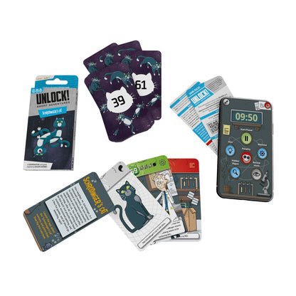 UNLOCK! Short Adventures 8: Schrödinger's Cat - Trò Chơi Thẻ Bài Escape Room - Space Cowboys