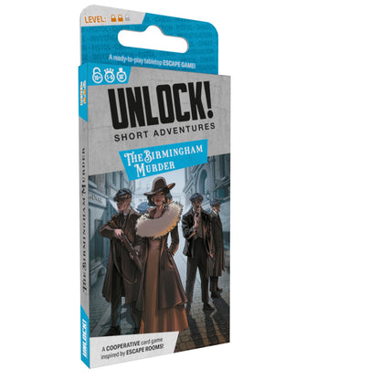 UNLOCK! Short: The Birmingham Murder - Board Game Thoát Hiểm Thẻ Bài - Space Cowboys