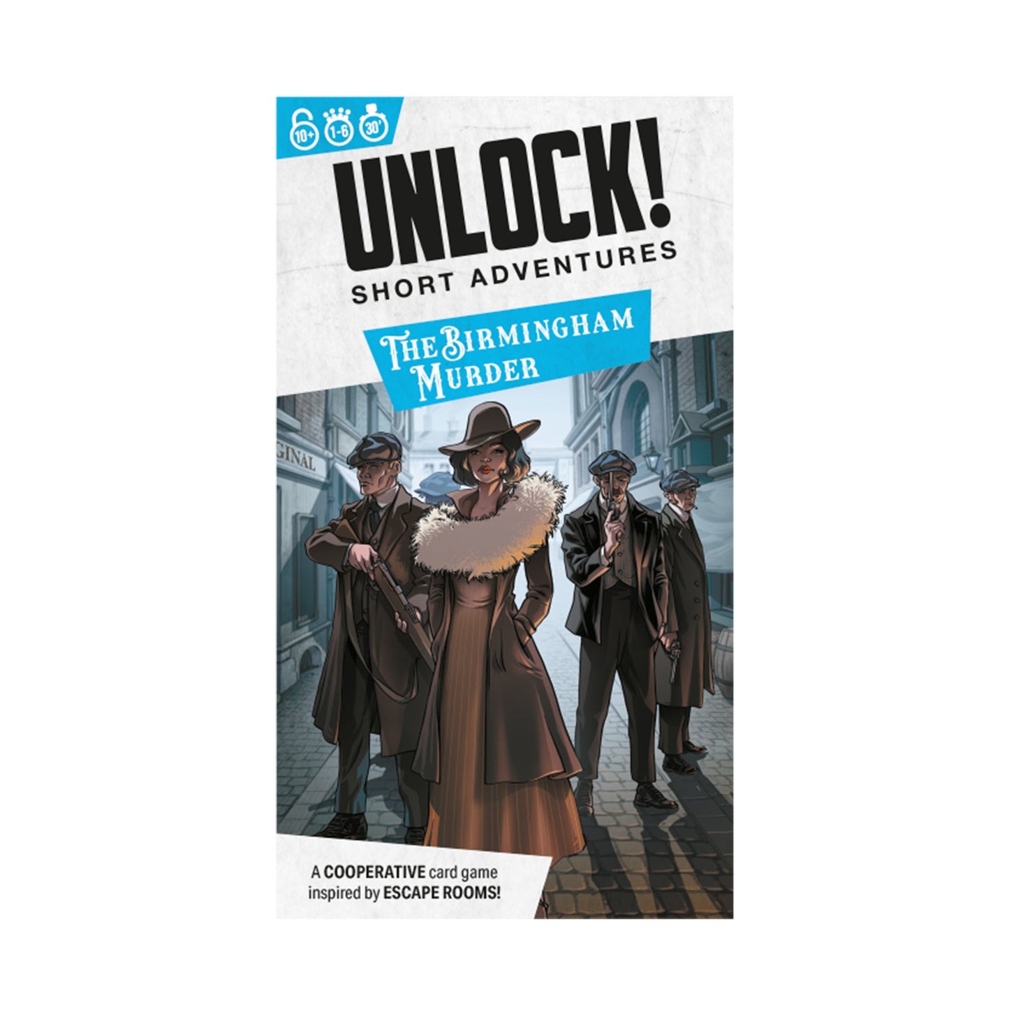 UNLOCK! Short: The Birmingham Murder - Board Game Thoát Hiểm Thẻ Bài - Space Cowboys