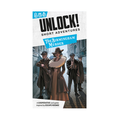 UNLOCK! Short: The Birmingham Murder - Board Game Thoát Hiểm Thẻ Bài - Space Cowboys