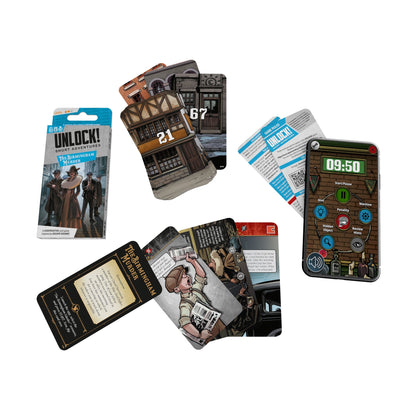 UNLOCK! Short: The Birmingham Murder - Board Game Thoát Hiểm Thẻ Bài - Space Cowboys
