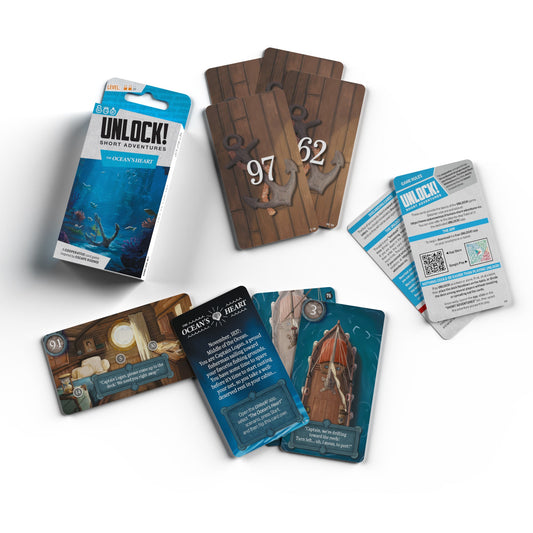 UNLOCK! Short: The Ocean's Heart | Board Game Giải Đố Escape Room | Space Cowboys