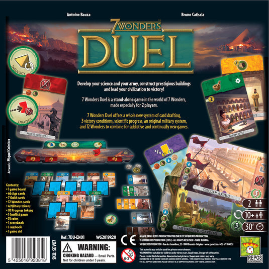 7 Wonders Duel - Board Game Chiến Thuật 2 Người