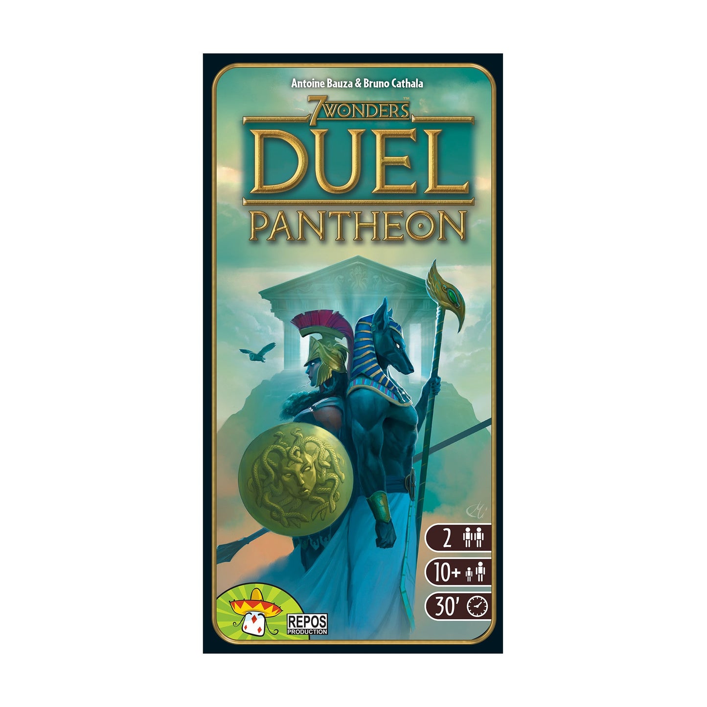 7 Wonders Duel: Pantheon Expansion - Bản mở rộng Board Game chiến thuật - Repos Production