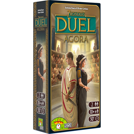 7 Wonders Duel Agora Board Game Expansion - Bản mở rộng trò chơi chiến thuật - Repos Production