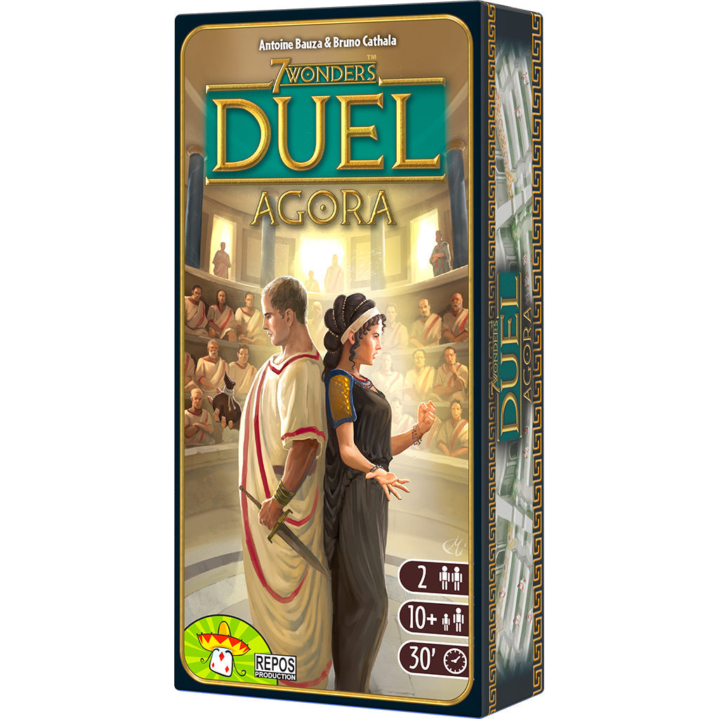 7 Wonders Duel Agora Board Game Expansion - Bản mở rộng trò chơi chiến thuật - Repos Production